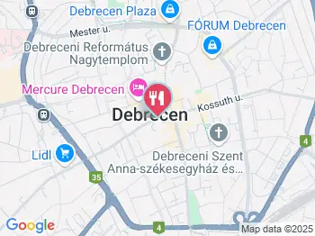 Buri Buri Debrecen a térképen
