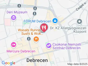 Cafe Frei - Fórum Debrecen a térképen