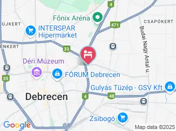 Casablanca Szálláshely Debrecen a térképen