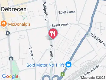 Chivi'z Debrecen a térképen