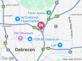 Civis Debrecen Szálláshely Debrecen a térképen