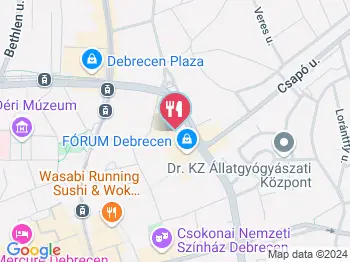 Cortesi - Fórum Debrecen a térképen