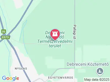 Debreceni Nagyerdő Debrecen a térképen