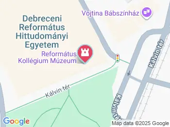 Debreceni Református Kollégium Múzeuma Debrecen a térképen
