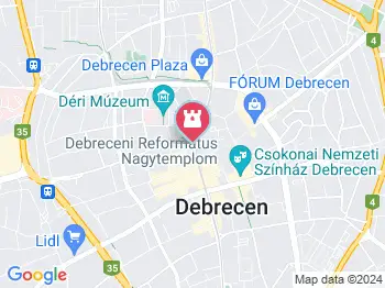 Debreceni Virágkarnevál Debrecen a térképen
