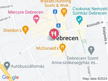 DG Italiano - Ristorante Bar Pizzeria Debrecen a térképen