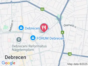 Diti Pékség Debrecen a térképen