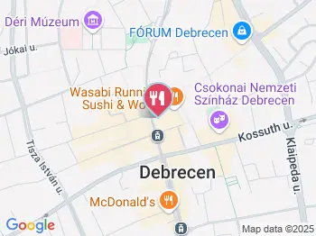 DiVino Debrecen a térképen