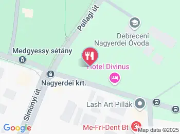 Dominus Étterem Debrecen a térképen