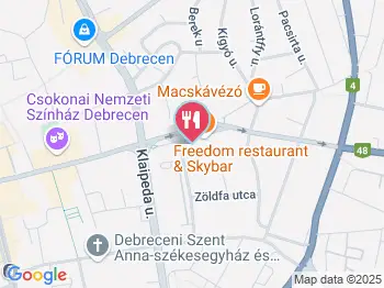 Don Pedro Pizzéria Debrecen a térképen