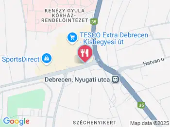 Don Pepe Pizzéria (Tesco) Debrecen a térképen