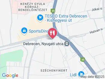 Döner Ételbár Debrecen a térképen