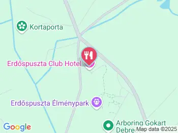Erdőspuszta Club Hotel - Fenyves Vendéglő Debrecen a térképen