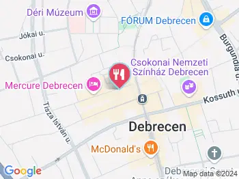 Exit Bár Debrecen a térképen