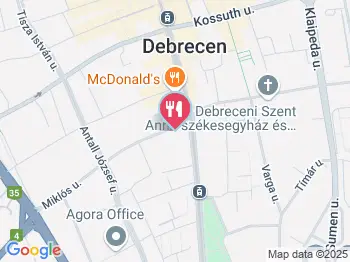 Flaska Vendéglő Debrecen a térképen