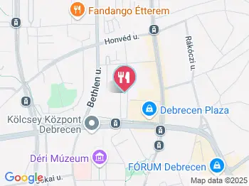 Food Factory Restaurant Debrecen a térképen