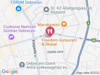 Free Gluténmentes Étterem Debrecen a térképen