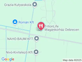 Garden Étterem Debrecen a térképen