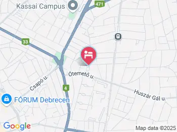 Garden Vendégház Debrecen a térképen