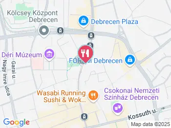 Gilbert Pizzéria Debrecen a térképen