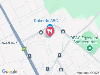 Görgey lángosozó Debrecen a térképen