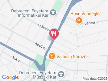 Govinda Vegetáriánus Étterem Debrecen a térképen