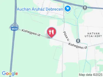 Hajdu Vendéglő Debrecen a térképen