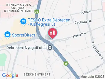 Hidas Presszó Debrecen a térképen