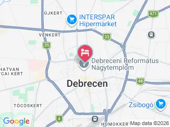 Hilton Garden Inn Debrecen City Center Debrecen a térképen