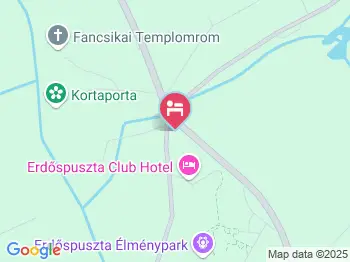 Erdőspuszta Club Hotel Debrecen a térképen