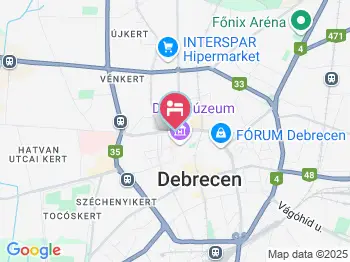 Hotel Lycium Debrecen a térképen