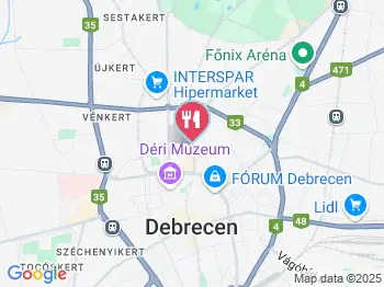 Hotel Óbester étterme - John Bull Pub Debrecen a térképen