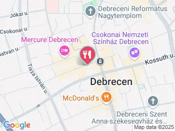 Inca Café Debrecen a térképen