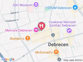 Jardin Cukrászda Debrecen a térképen