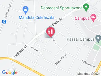 Karmel Bistro Debrecen a térképen