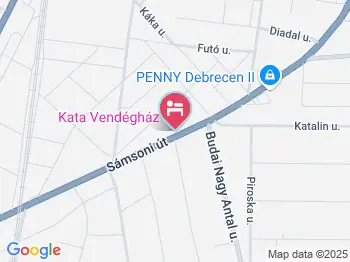 Kata Vendégház Debrecen a térképen