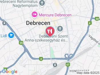 Kebap & Pizza House Debrecen a térképen