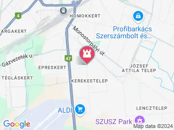 Kerekestelepi Termálfürdő Debrecen a térképen