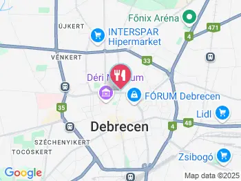 Kínai Étterem Debrecen a térképen