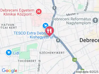 Kínai Wok Ételbár Debrecen a térképen