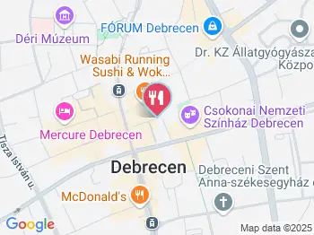 KOLBice (Debrecen) Debrecen a térképen