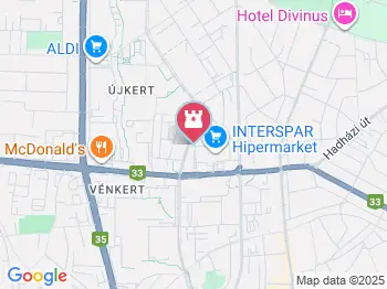 Koppány Kalandpark Debrecen a térképen