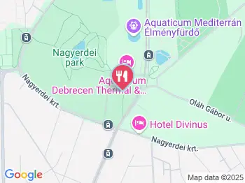 Krúdy Étterem (Villa Hotel) Debrecen a térképen