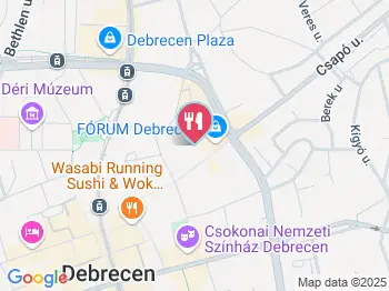 Latin Cafe Debrecen a térképen