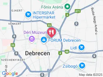 Leroy Café Debrecen Debrecen a térképen