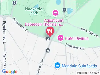 Leveles Csárda Debrecen a térképen