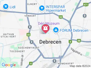 A Líciumfa Debrecen a térképen
