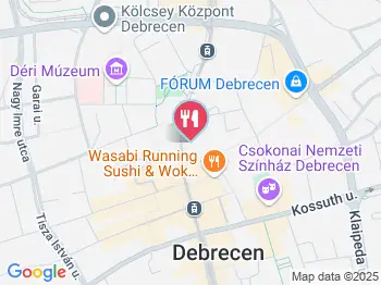 Mandula Cafe Cukrászda Debrecen a térképen