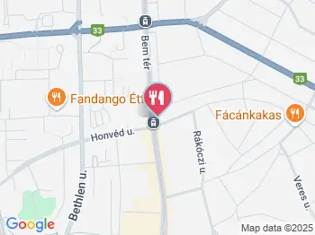 Mátyás Pince Debrecen a térképen