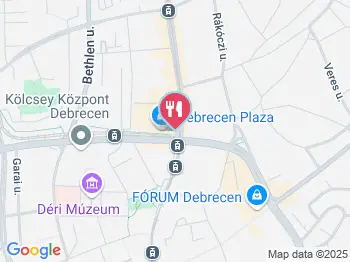 McDonald's - Péterfia utca Debrecen a térképen